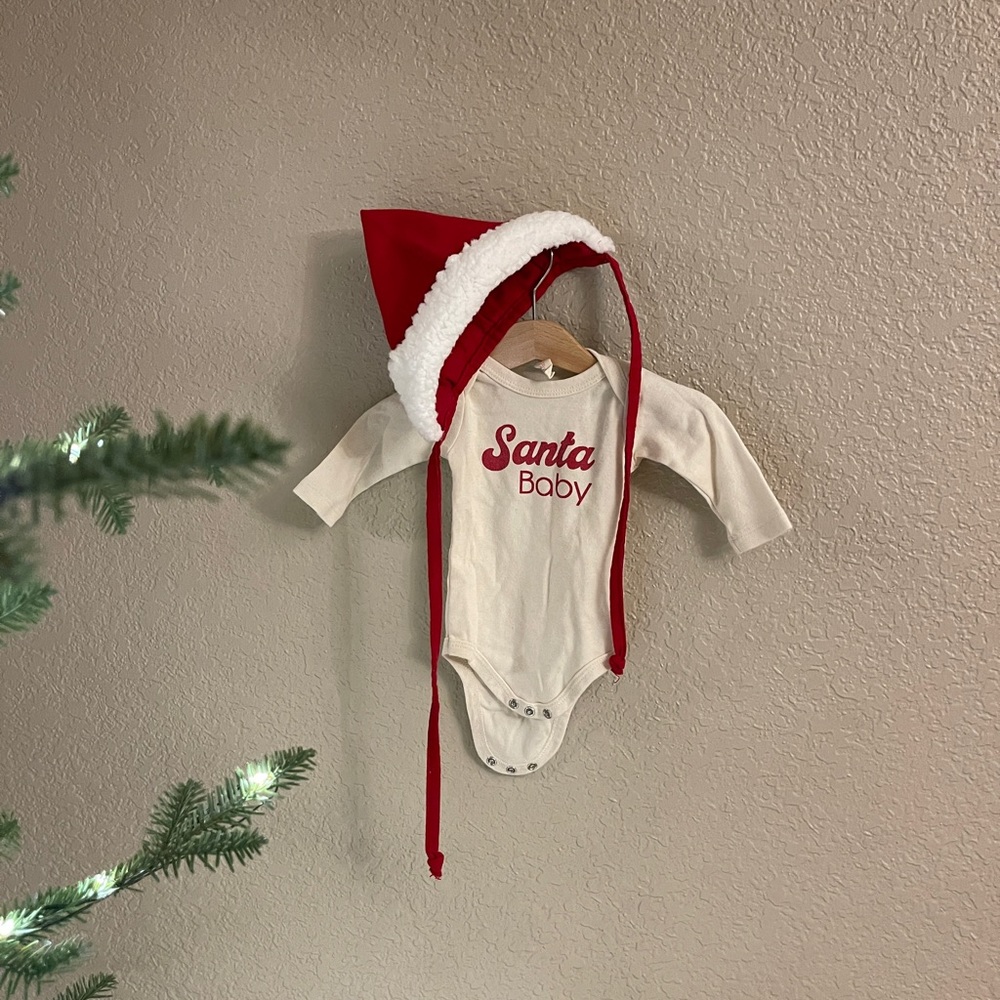 Christmas set for baby with hat